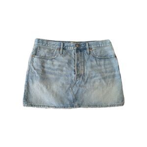 Madewell Mini Skirt Denim sz 32" 14 NWT